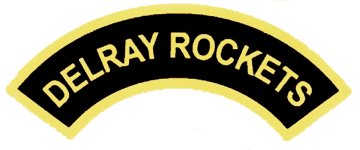 Embroidered sew on patch 4" x 1.5"